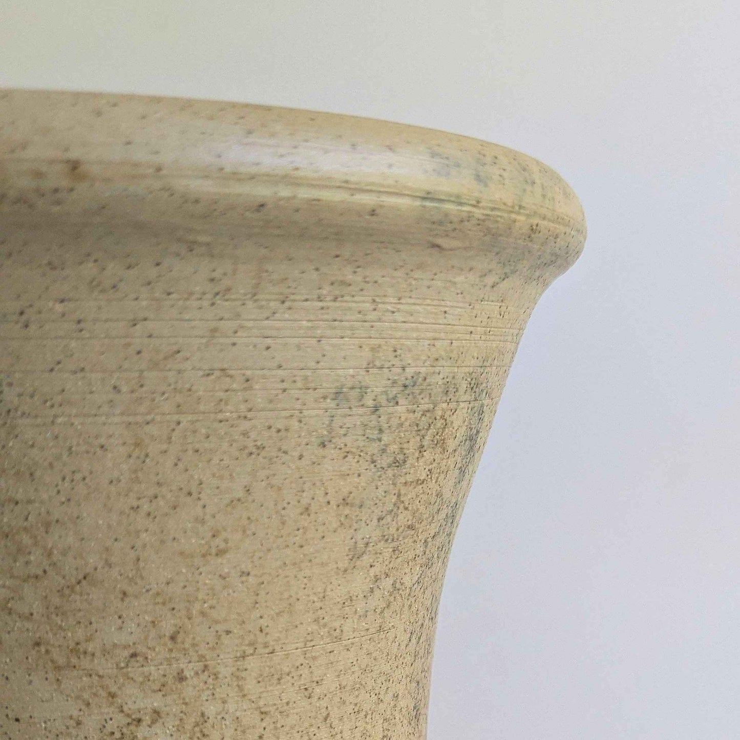 Flared Stoneware Vase