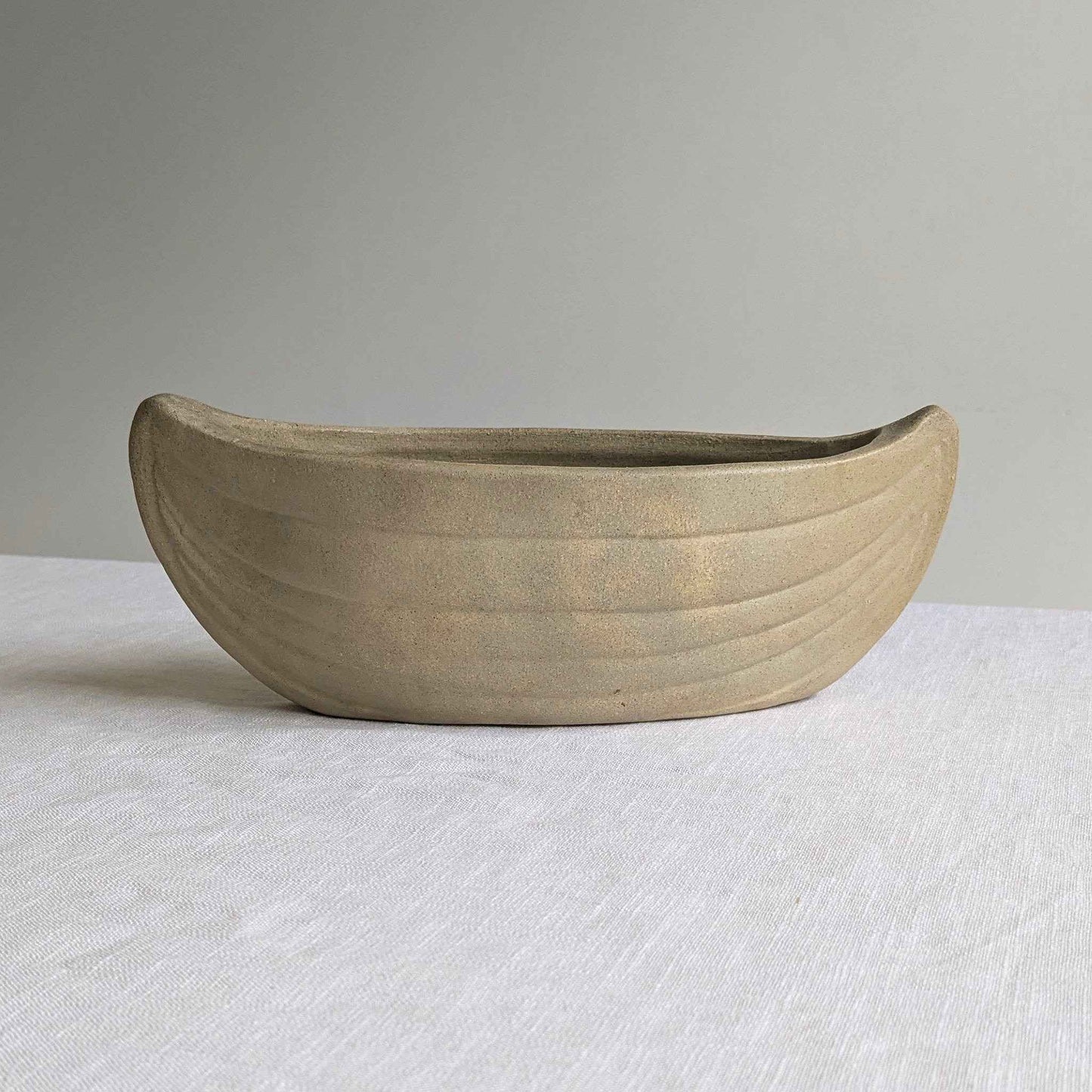 1940s Stoneware Mantle Vase