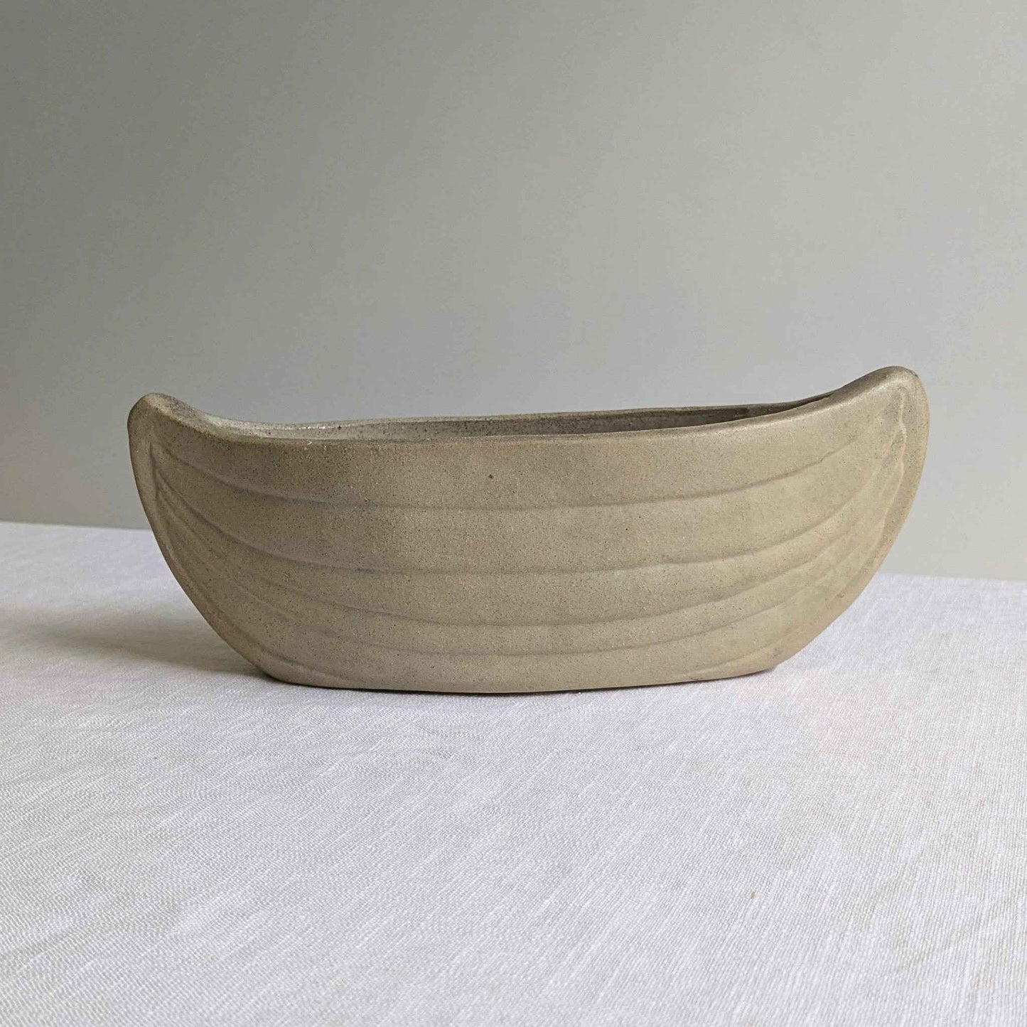 1940s Stoneware Mantle Vase