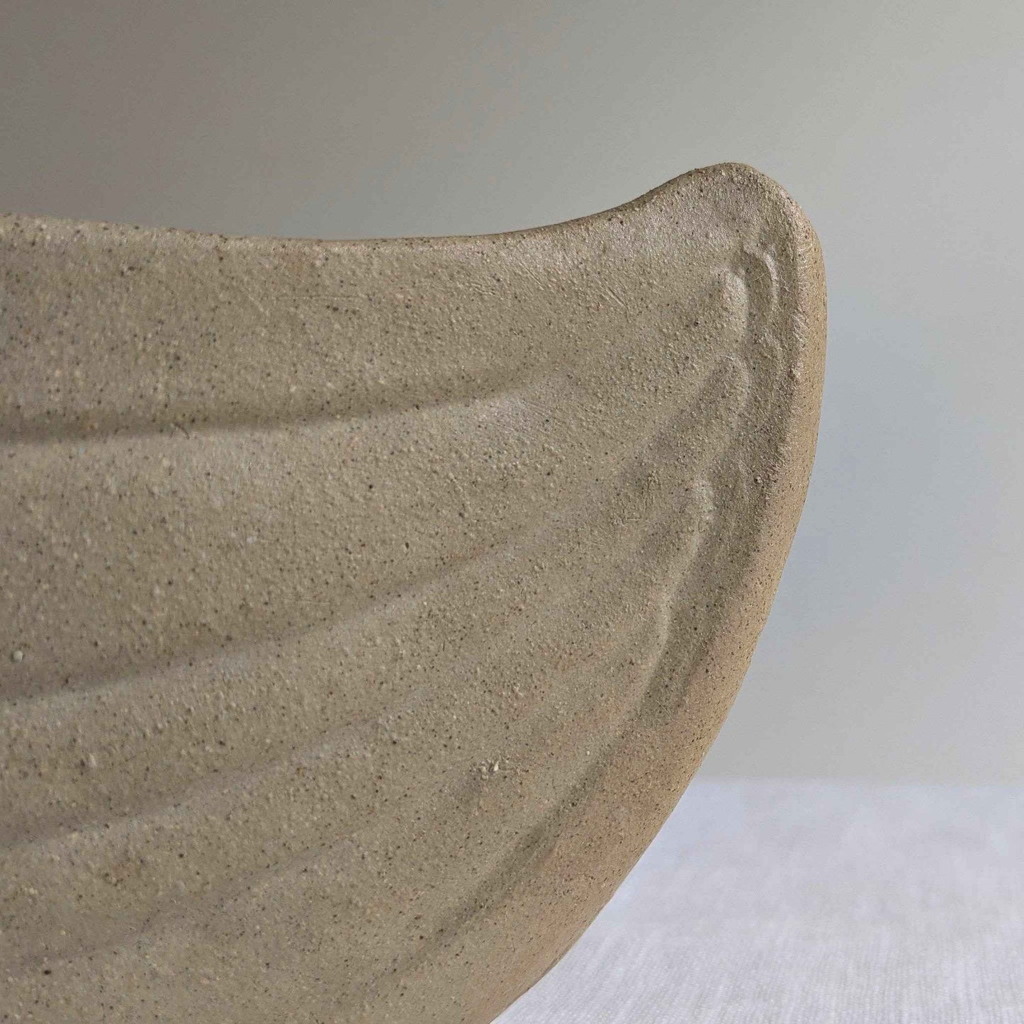 1940s Stoneware Mantle Vase