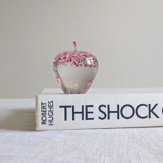 Wedgwood Pink Glass Apple