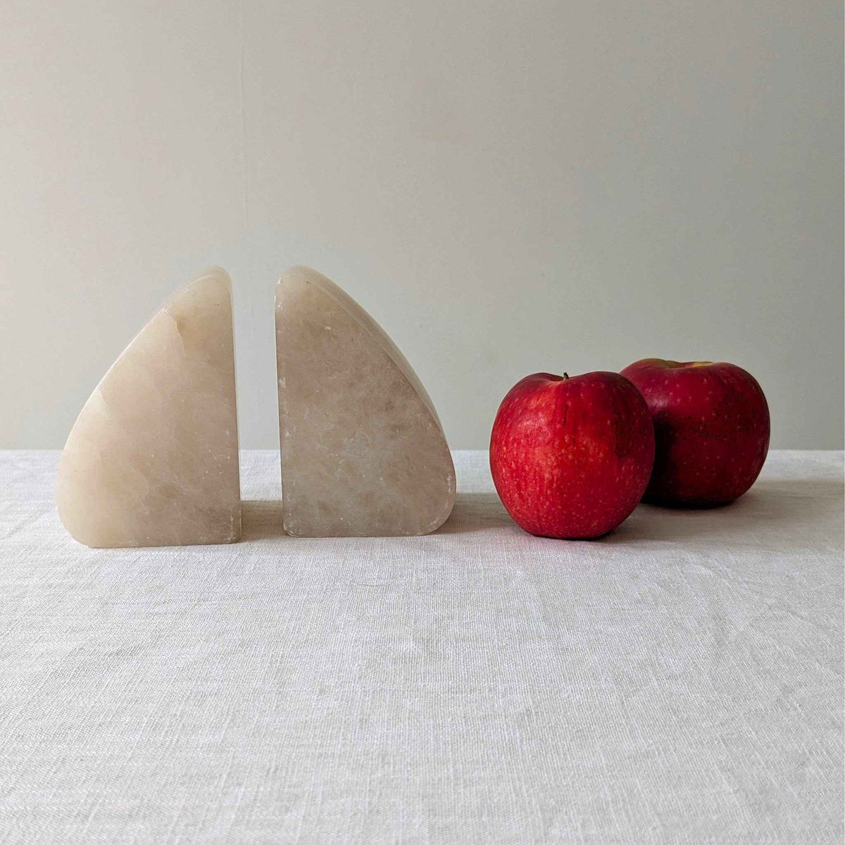 Alabaster Bookends