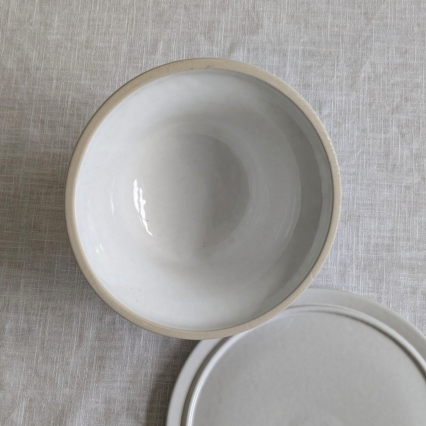 Ceramic Cheese Dome & Plate