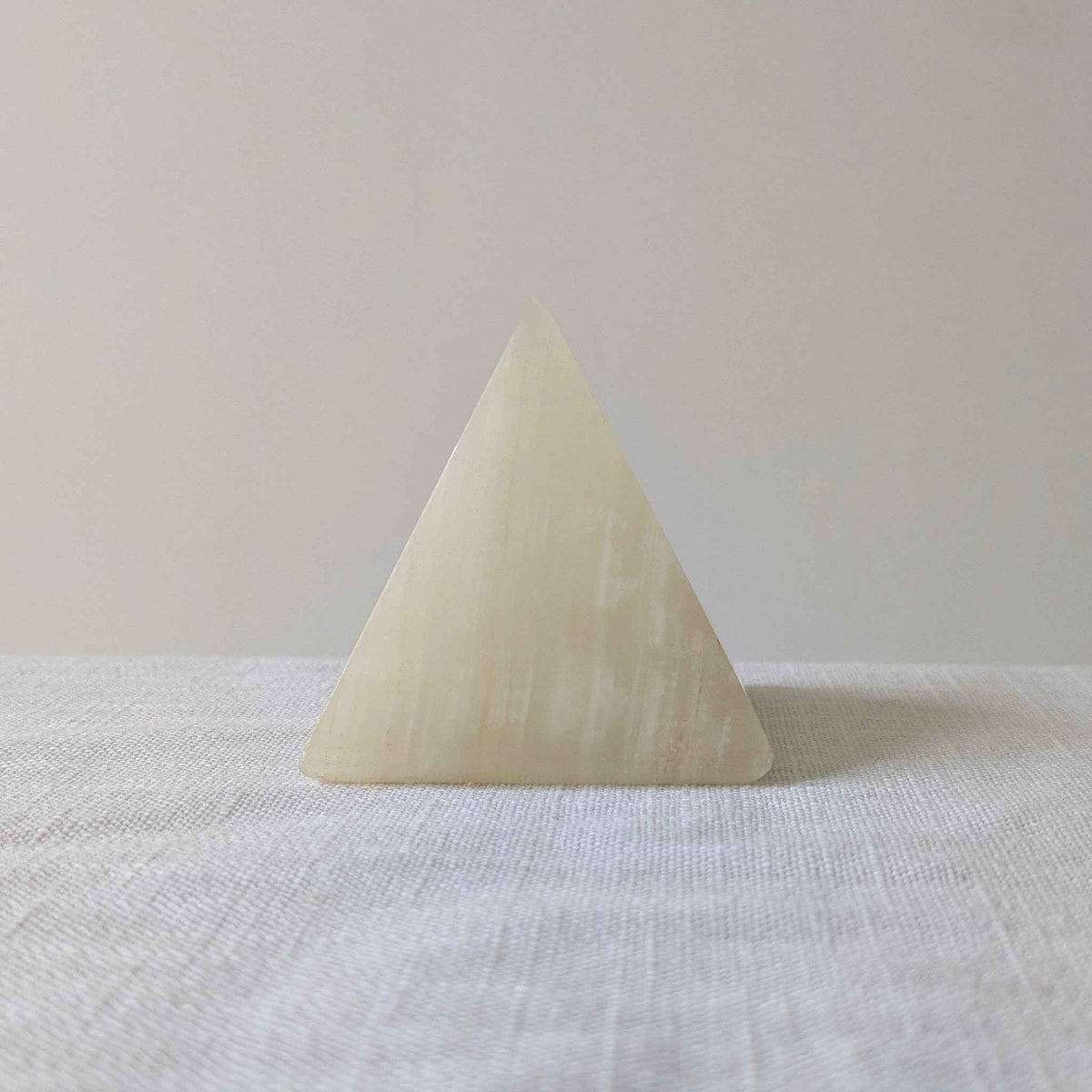 White Onyx Pyramid