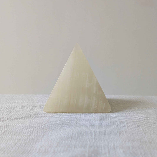 White Onyx Pyramid