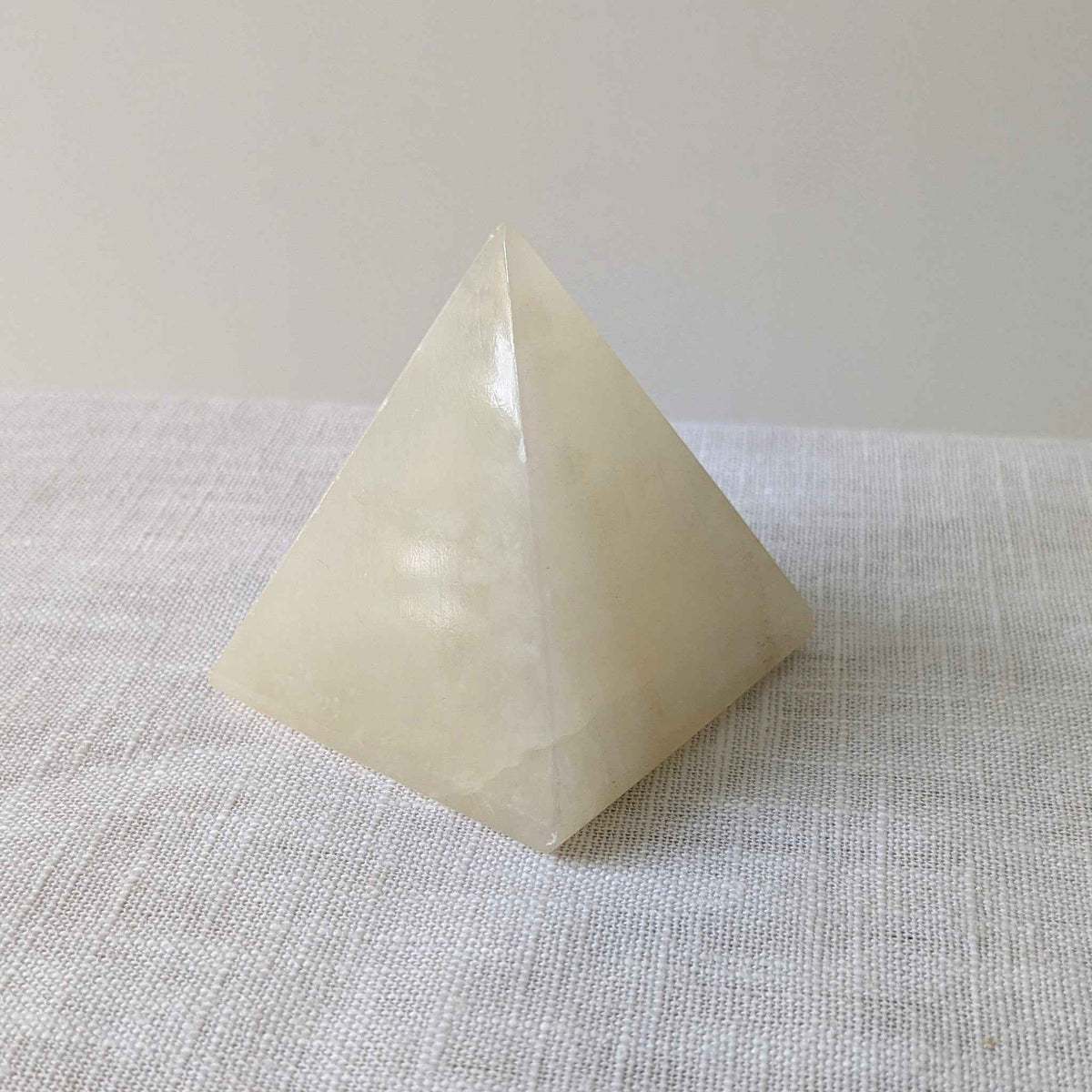 White Onyx Pyramid
