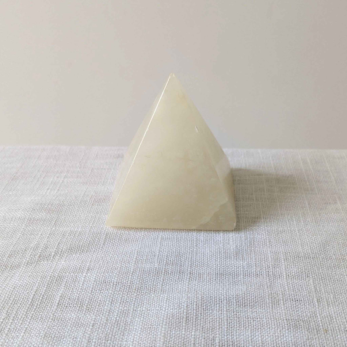 White Onyx Pyramid