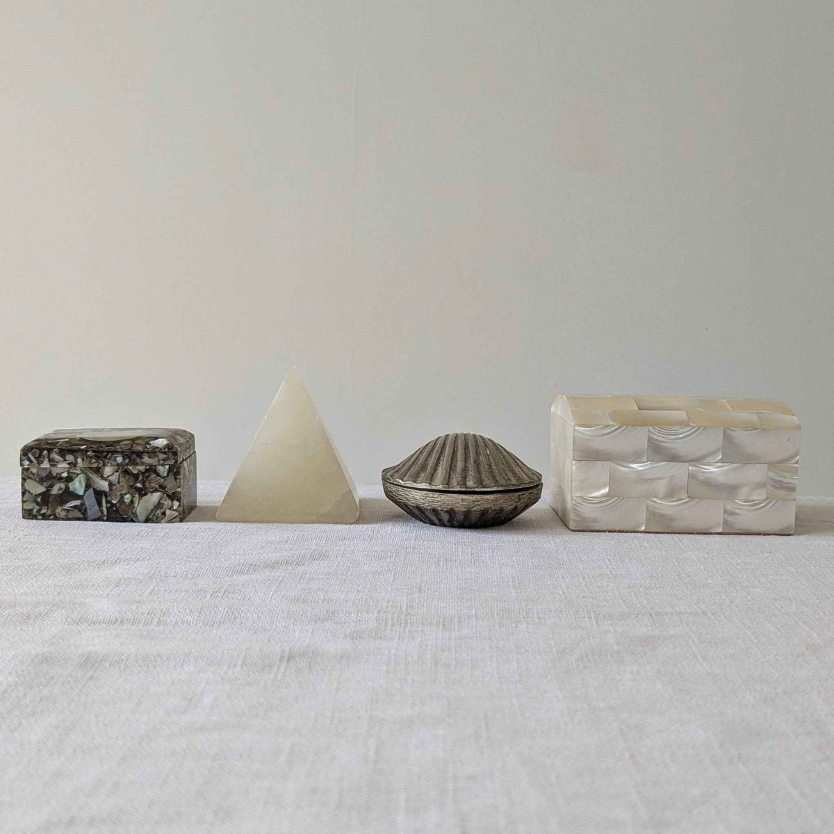 White Onyx Pyramid