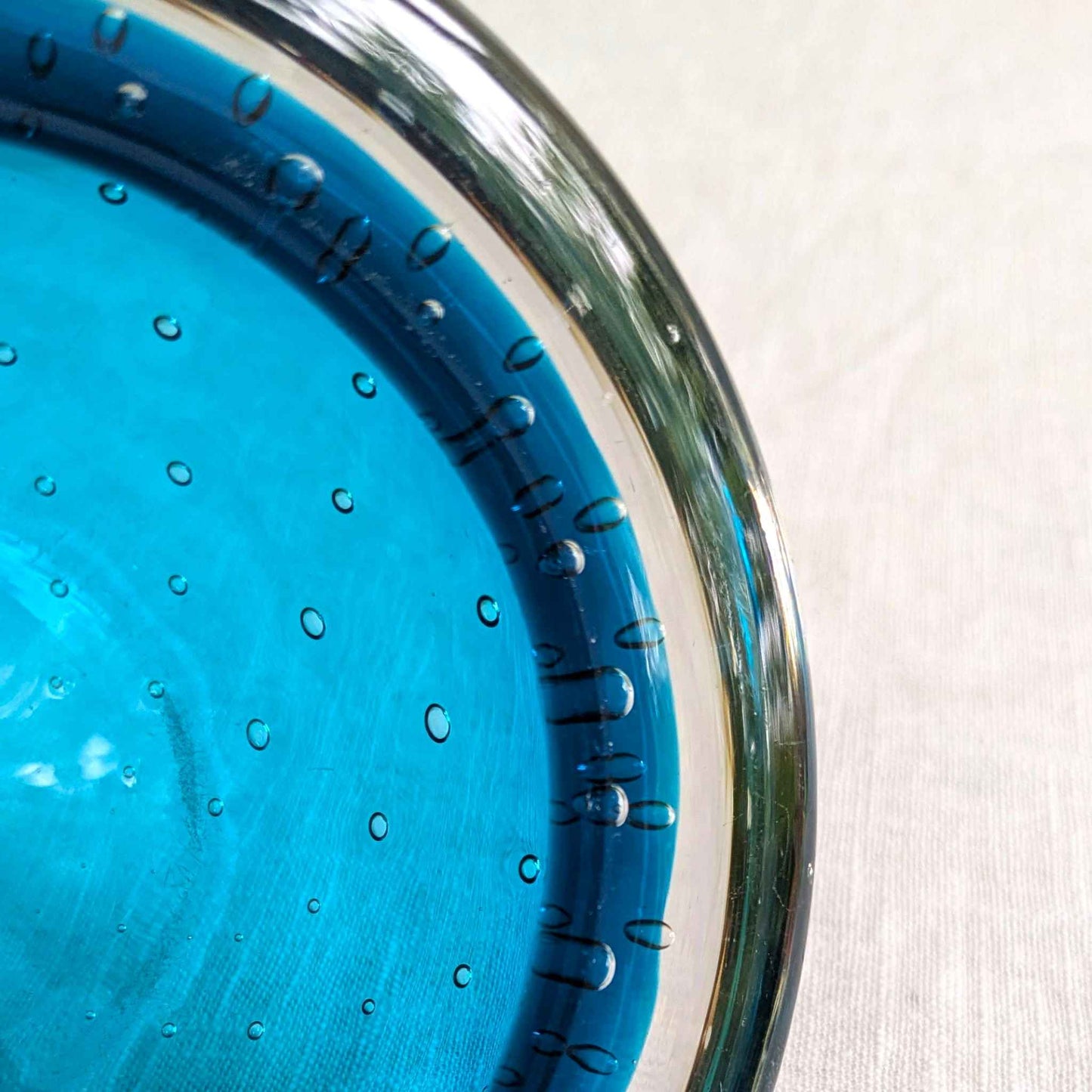 Whitefriars Glass Bubble Bowl