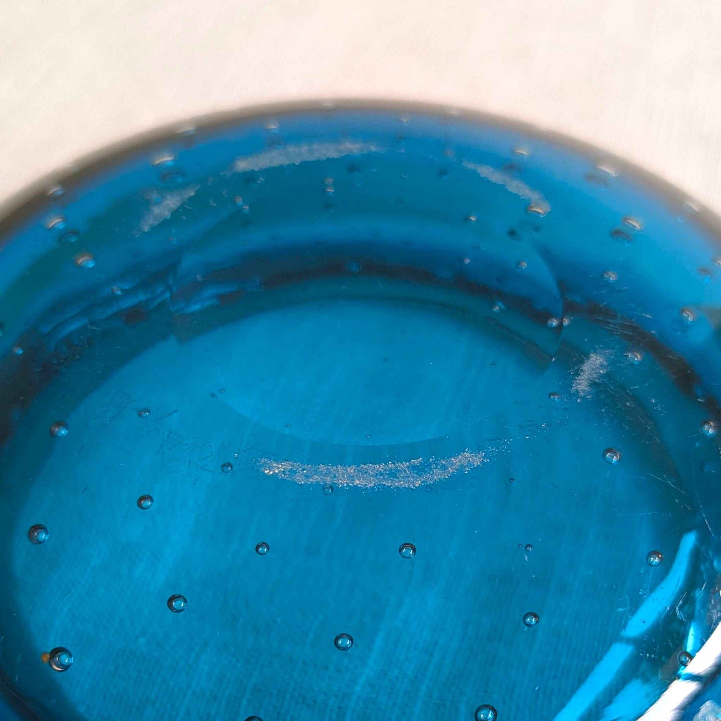 Whitefriars Glass Bubble Bowl