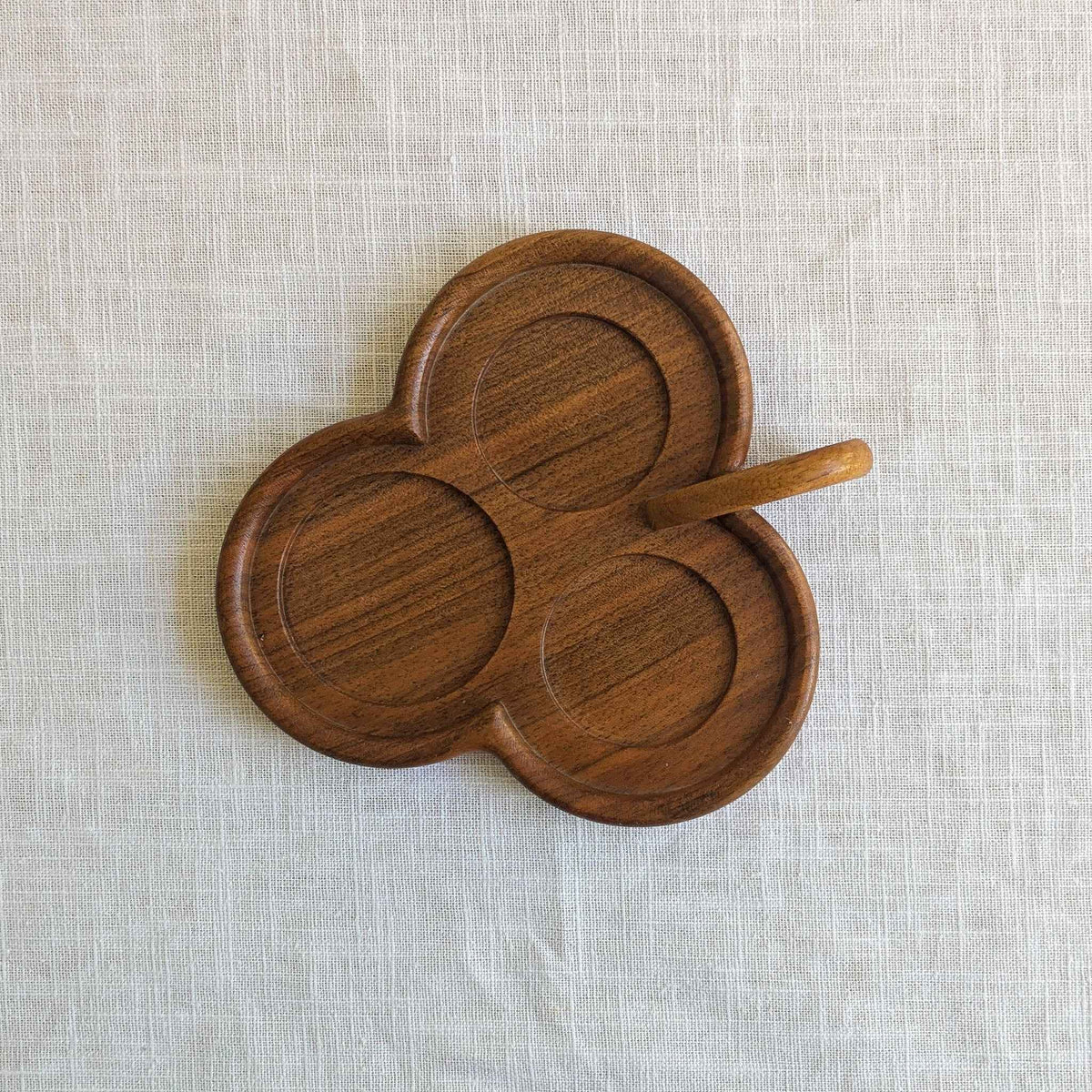 1970s Wooden Cruet Set
