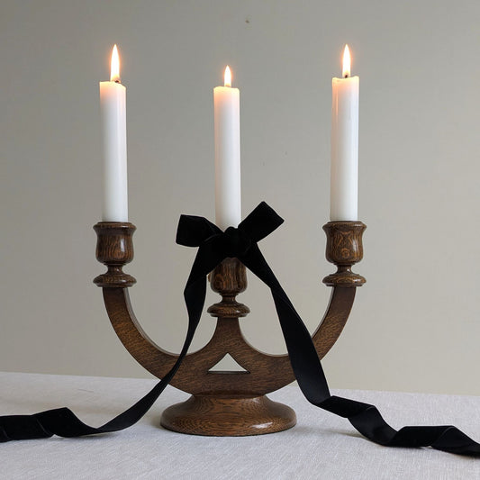 Wooden Candelabra