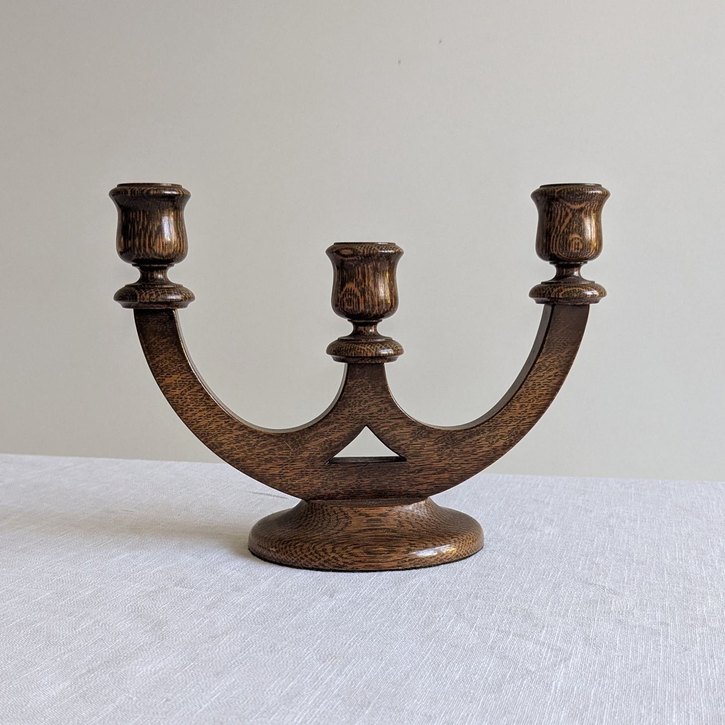 Wooden Candelabra