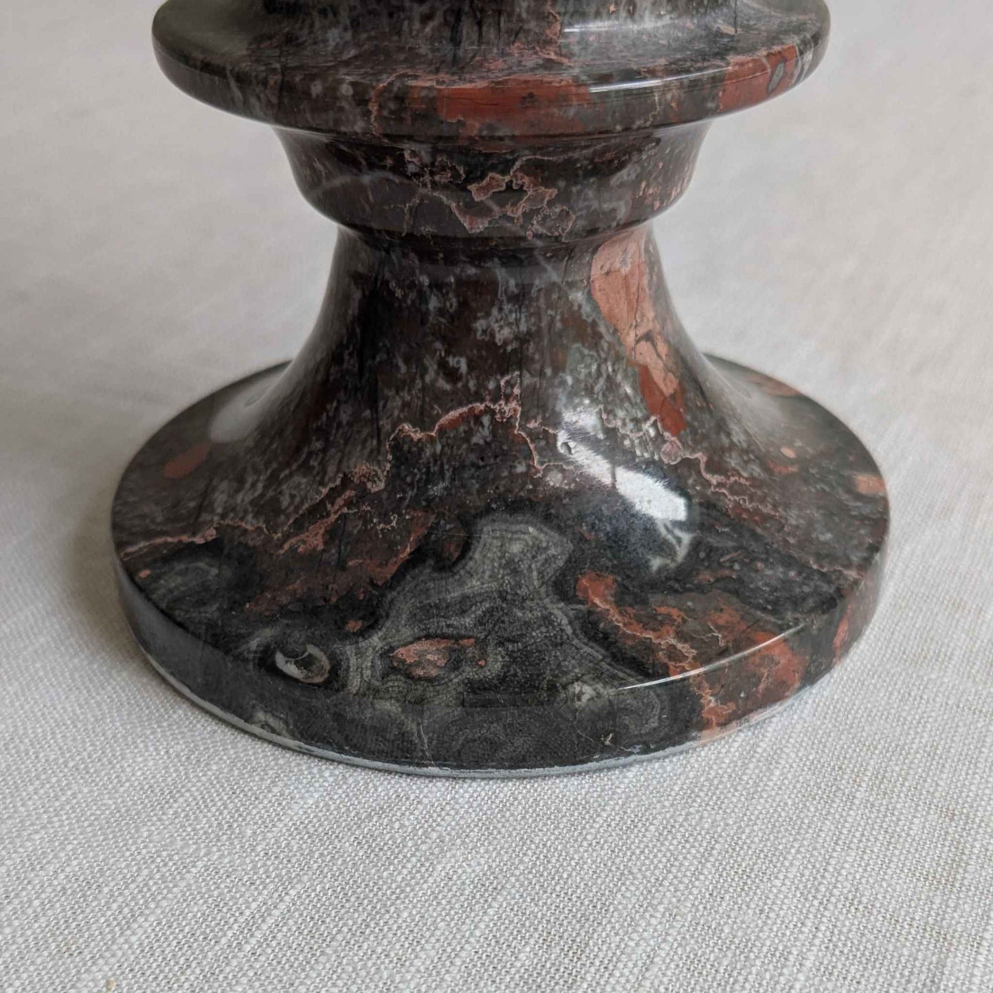 XL Dark Fossil Stone Vase