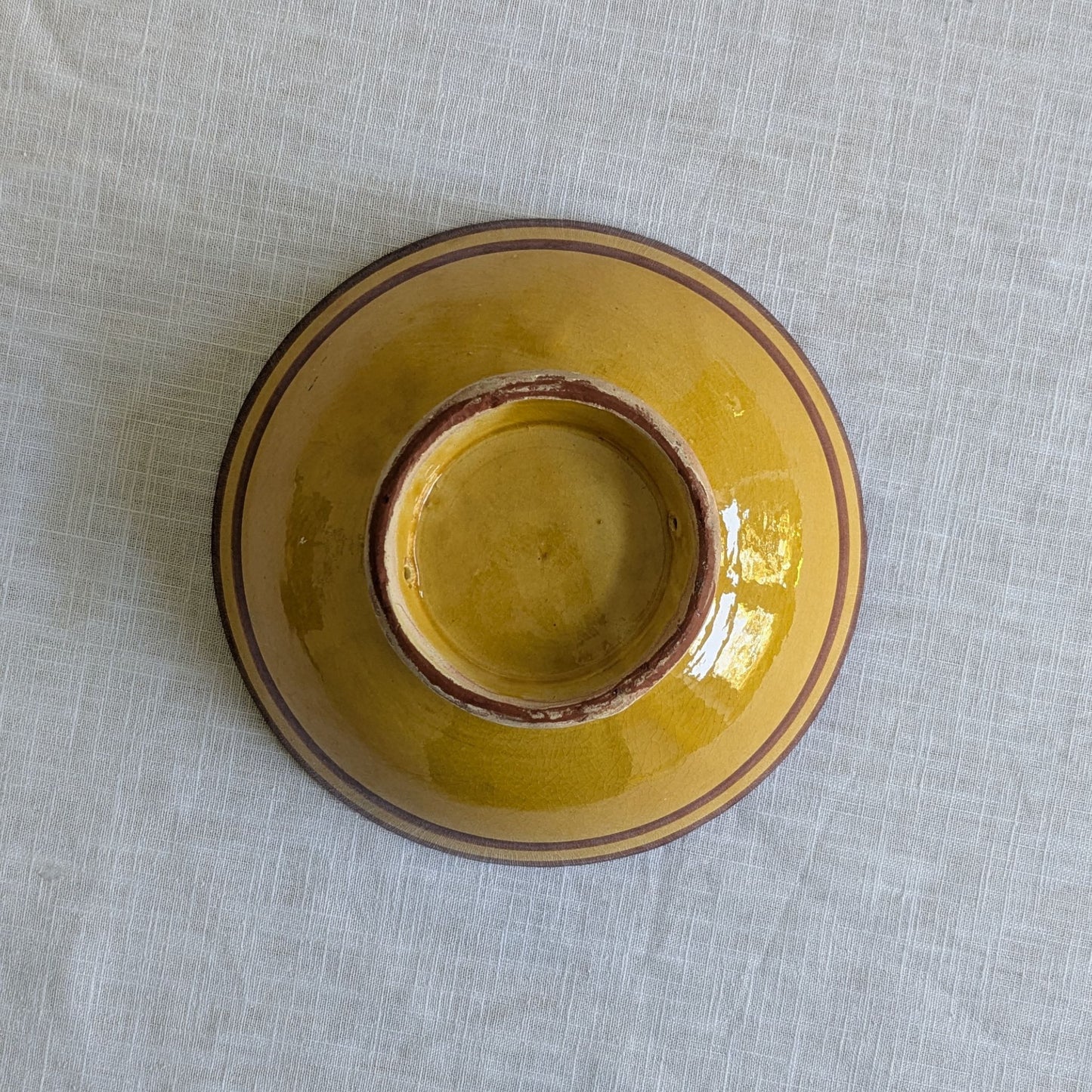Yellow Folk Art Bowl