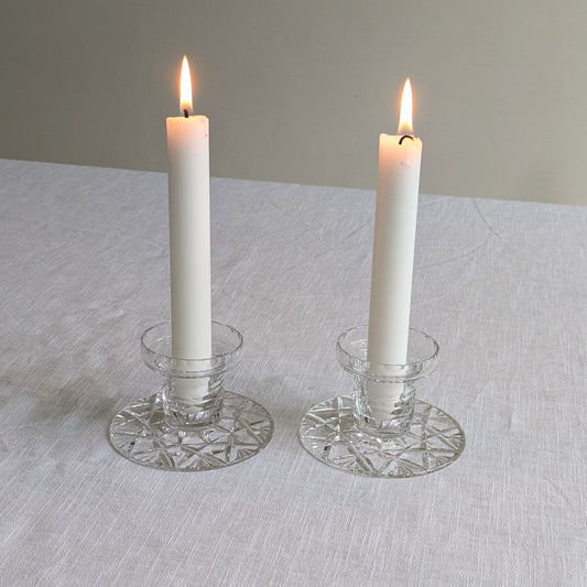 Webb Corbett Candle Holders