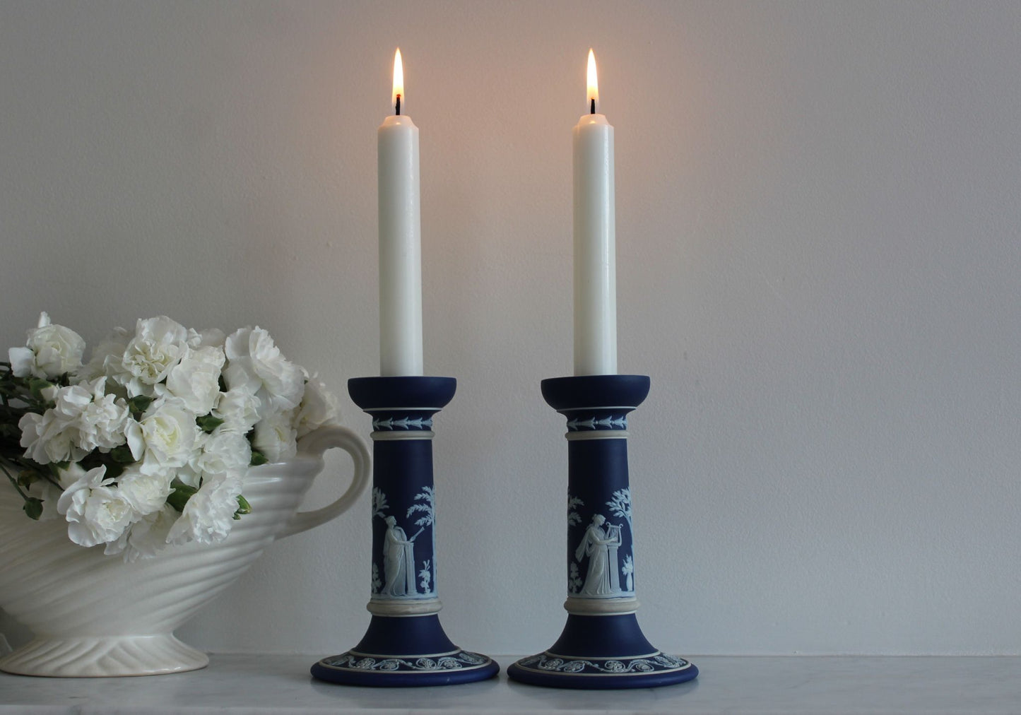 Antique Wedgwood Candlesticks