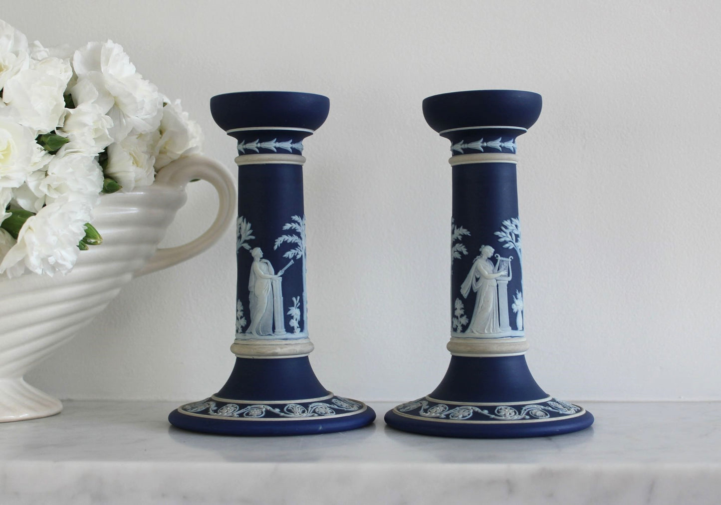 Antique Wedgwood Candlesticks