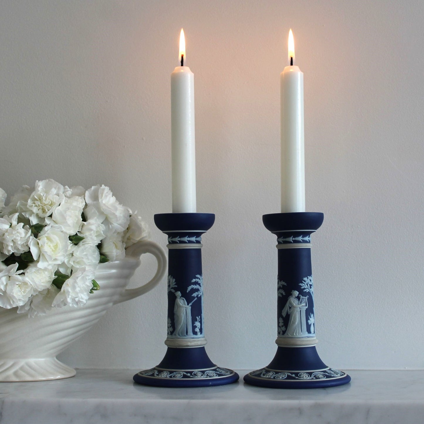 Antique Wedgwood Candlesticks