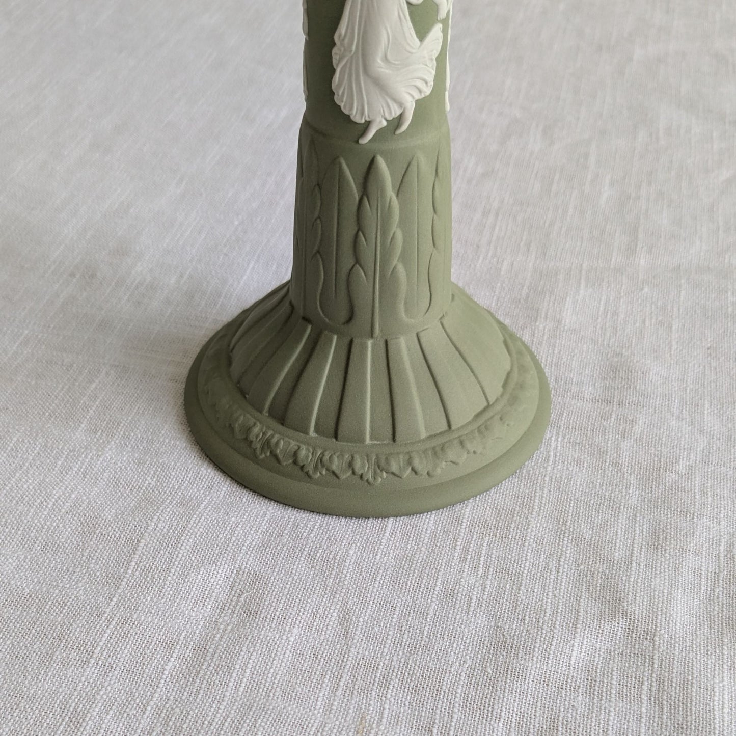 Wedgwood Sage Candlestick