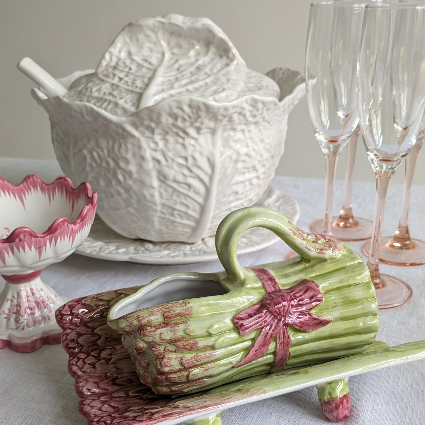 Majolica Cabbage Tureen