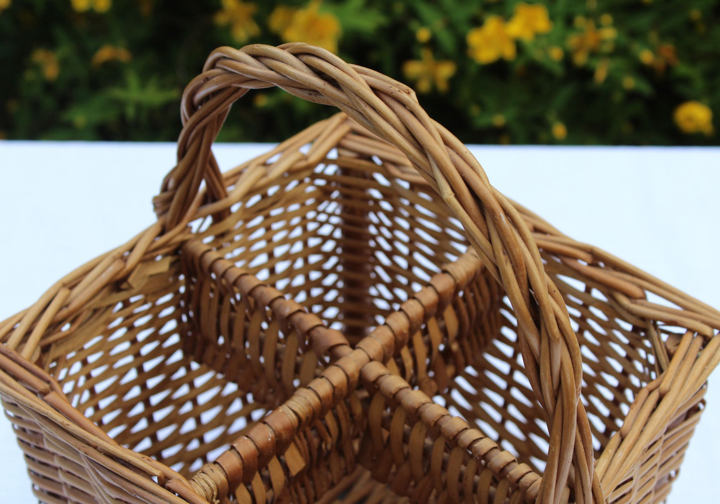 Wicker Wine Bottle Basket