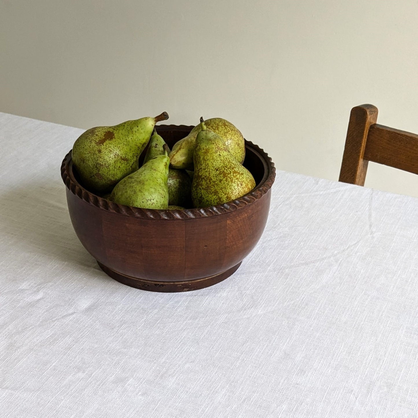 Wooden Fruit Bowl