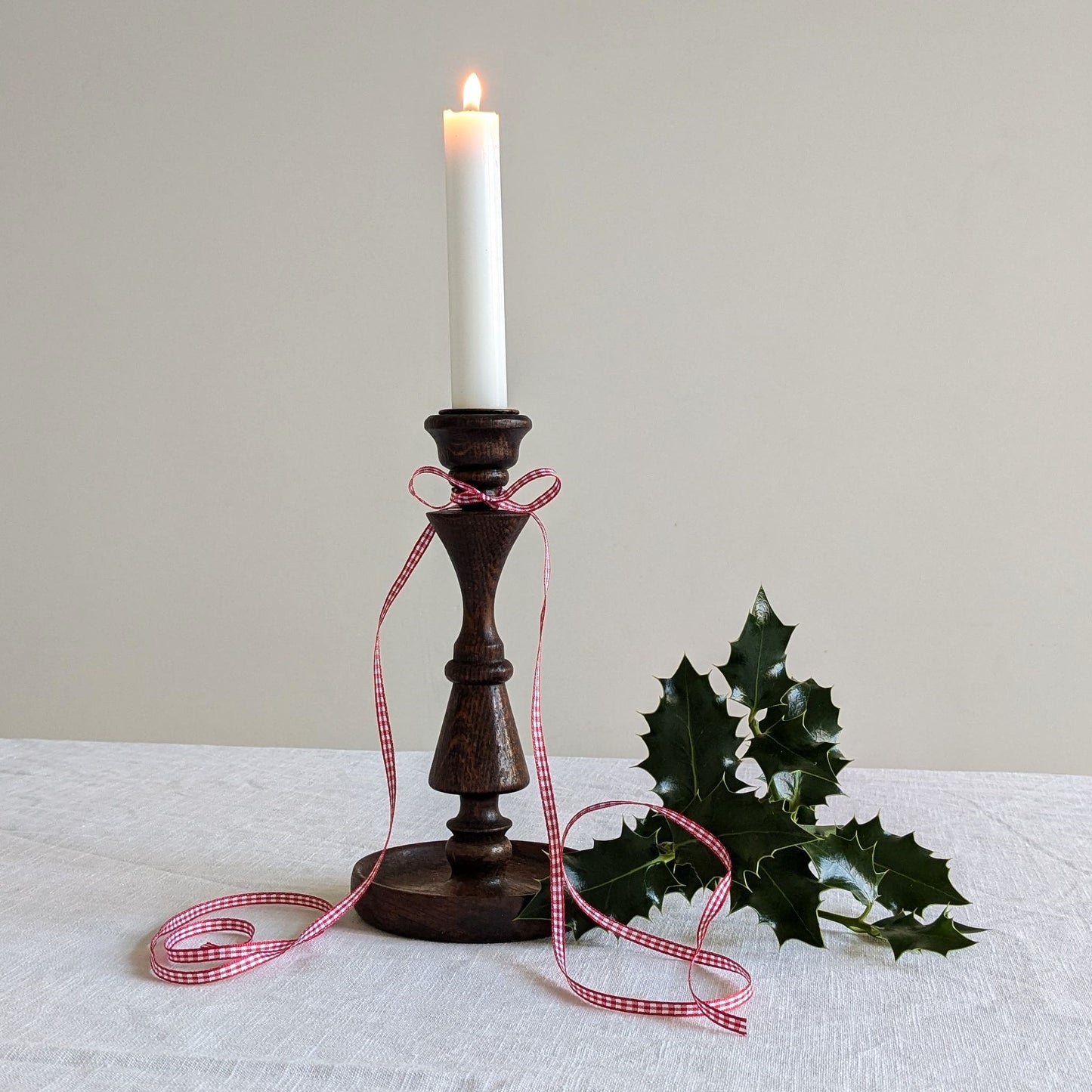 Antique Turned Candlestick