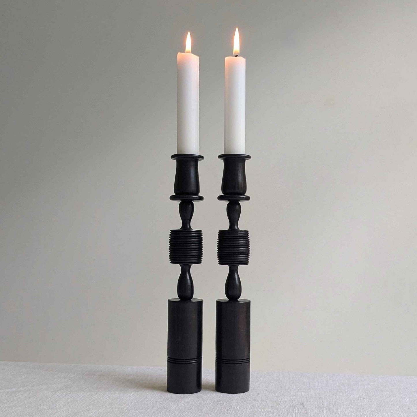 African Sculptural Candlesticks