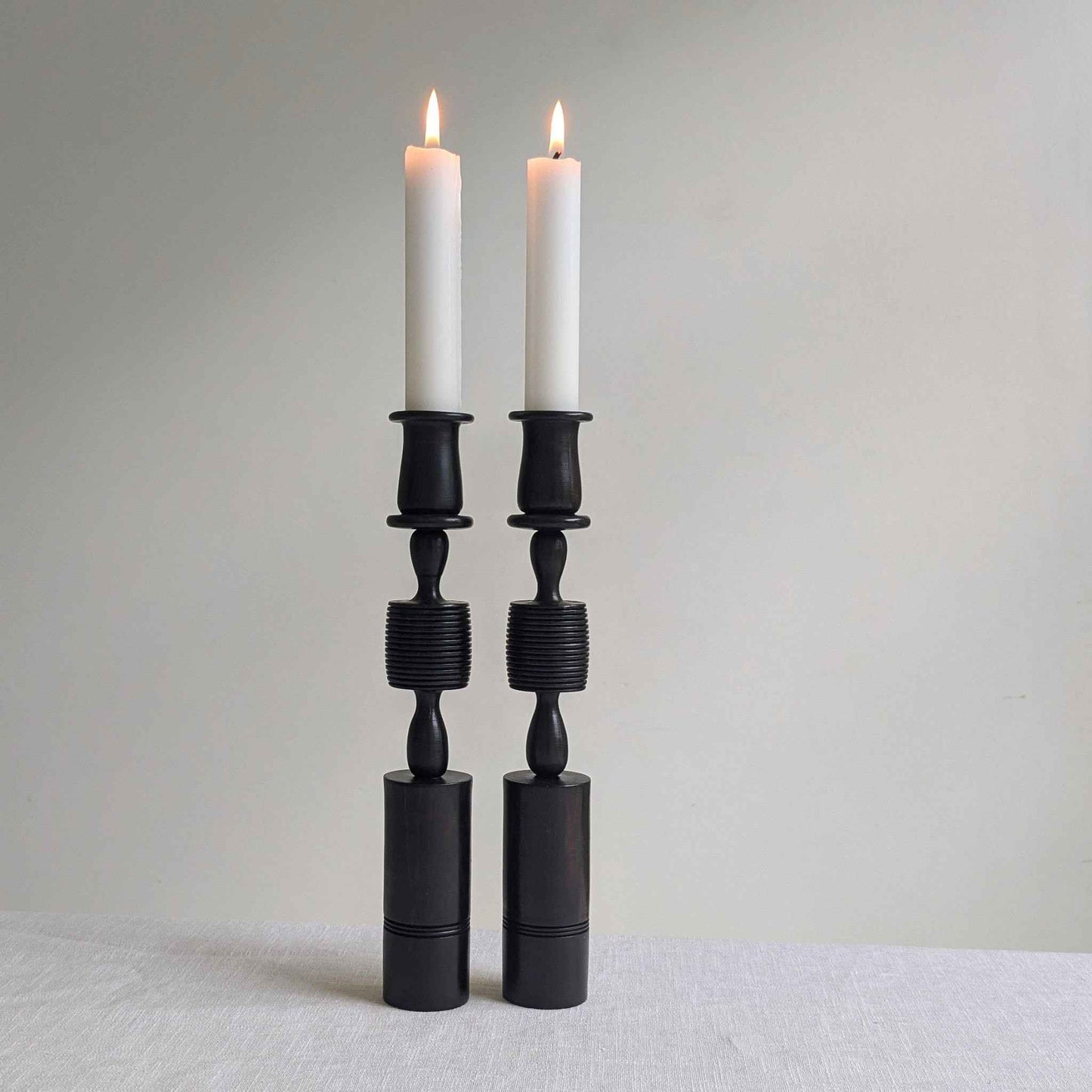 African Sculptural Candlesticks