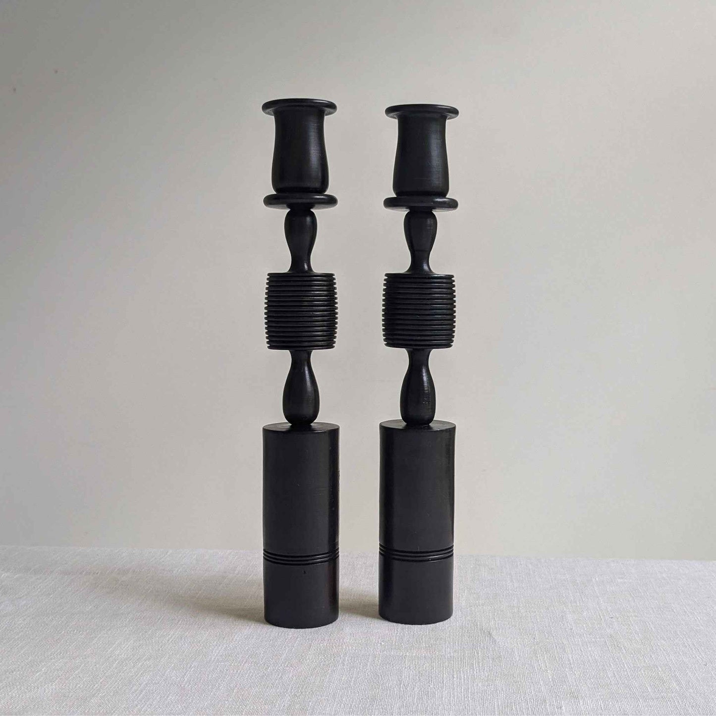 African Sculptural Candlesticks