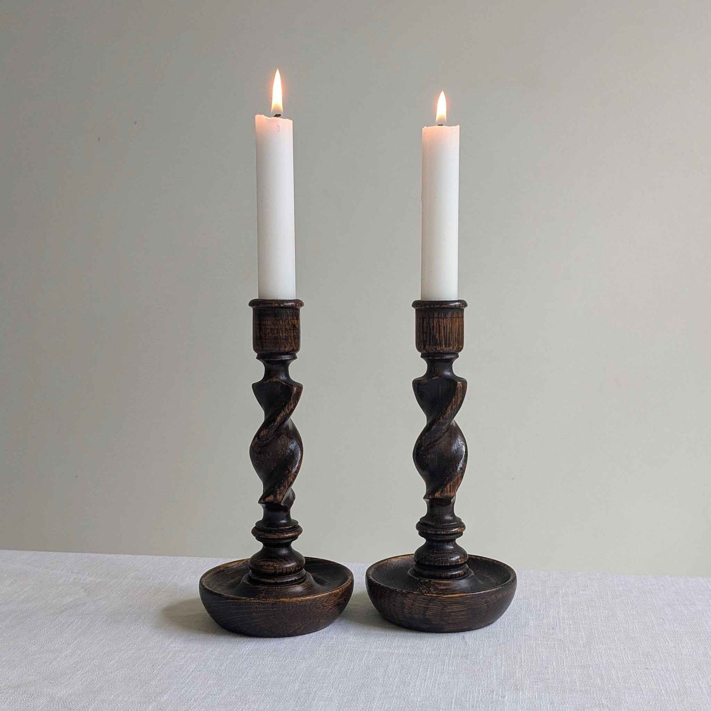 Barley Twist Candlesticks