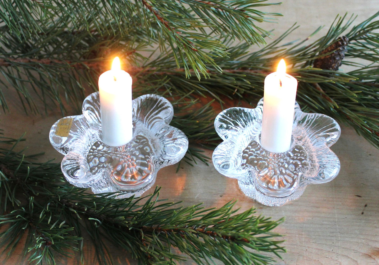 Hadeland Flower Candle Holders