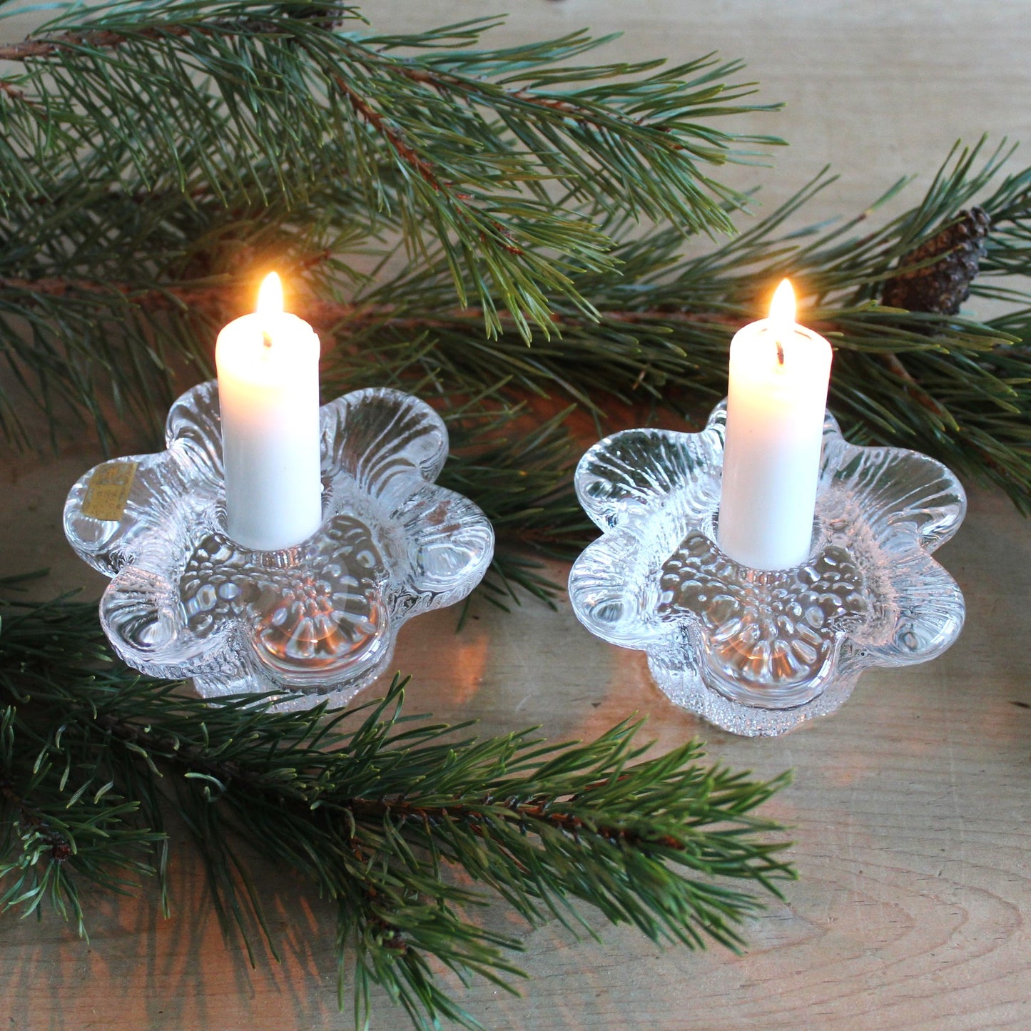 Hadeland Flower Candle Holders