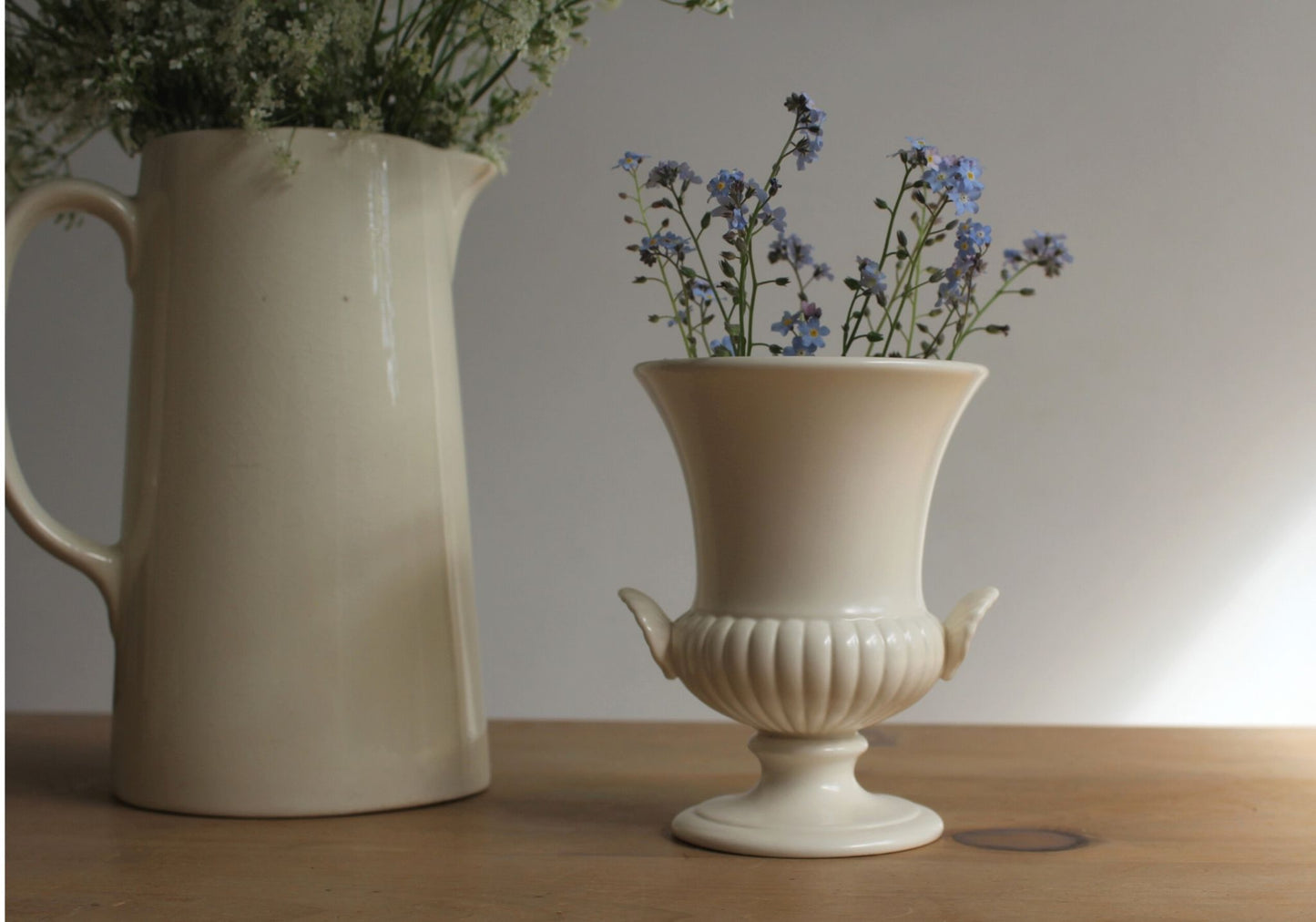 Wedgwood Moonstone Urn Vase with Jug